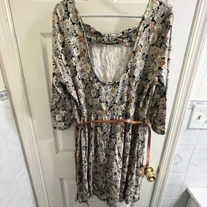 Forever 21 Plus 2X Floral Midi Dress